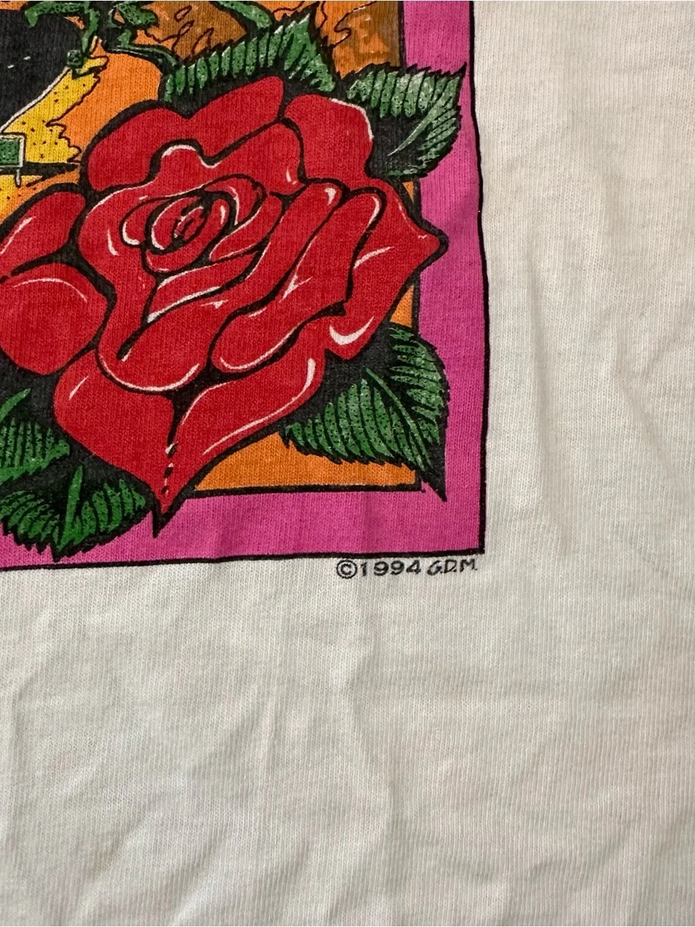 Rare Grateful Dead Summer Summer Tour 1994 Route 66 Anvil Shirt - Stained